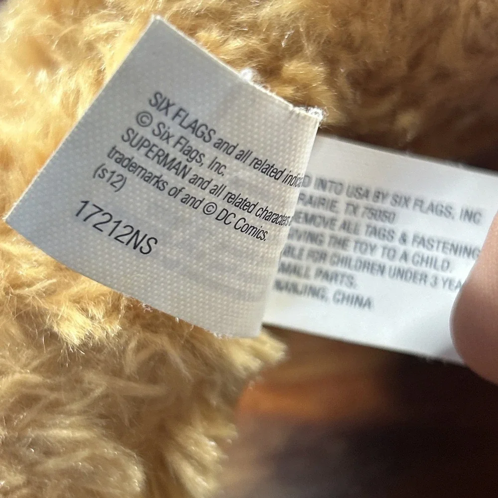 Superman Teddy Bear Plush Brown 16
